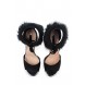 Босоножки DONI FAUX FUR STRAP HEELED SANDAL LOST INK артикул LO019AWLUW31 фото товара