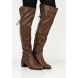 Ботфорты GINA LACE BACK OVER KNEE-HIGH BOOT LOST INK модель LO019AWMMU46